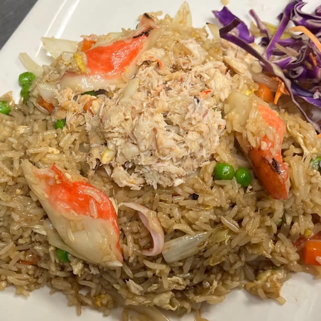Crabmeat Fried Rice.